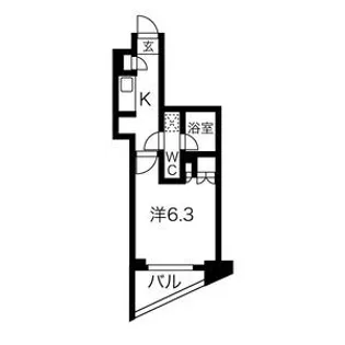 スパシエ川崎ウエスト【6階】の間取り