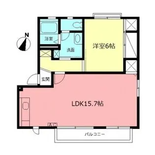プロムナード桜台Ⅰ【2階】の間取り