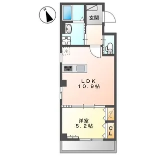 ROOFER【2階】の間取り