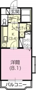 フレール【2階】の間取り