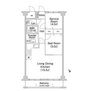 コンフォリアたまプラーザ【4階】の間取り