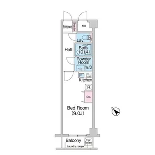 コンフォリアたまプラーザ【2階】の間取り