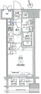 RISING PLACE 川崎【14階】の間取り