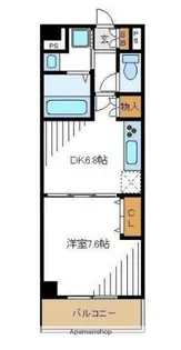 オークヒルズ壱番館【3階】の間取り