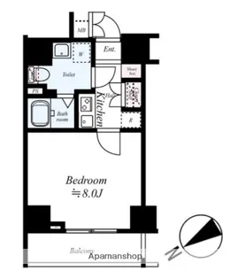 ディアレイシャスID横浜南【7階】の間取り