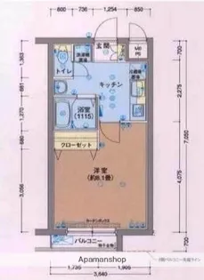 ヴェルト武蔵小杉ウエスト【2階】の間取り