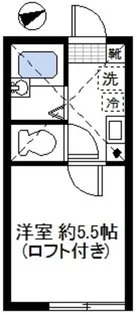 ベルフラッツ元住吉【1階】の間取り