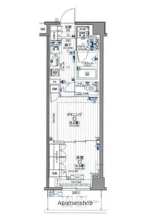 デュオステージ横濱赤門通り【5階】の間取り