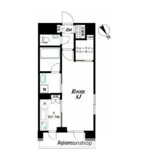 デュオステージ横濱赤門通り【4階】の間取り