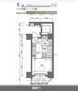 SYFORMEYOKOHAMAーODORIKOEN【9階】の間取り