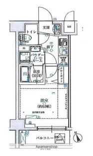 SHOKENRESIDENCE横浜伊勢町【3階】の間取り