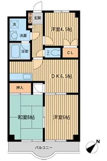 TEK藤沢ハイツ【3階】の間取り