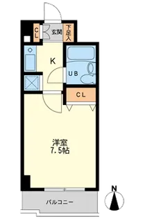 デイム橋本【9階】の間取り