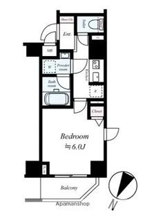 ルクシェール横濱吉野町【5階】の間取り