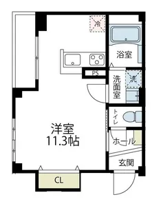 メゾン ド レスポワール【405号室号室】の間取り