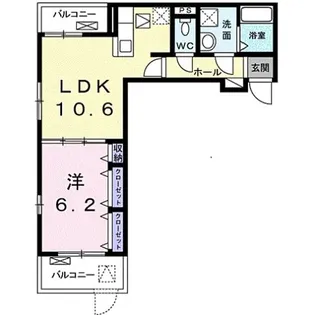 アイヴィ・ヒルズⅡ【1階】の間取り