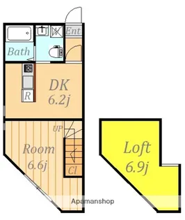 LEN FORT 町田【2階】の間取り