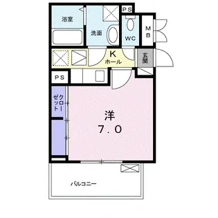 ラピス ブラオ【1階】の間取り