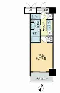 フェリース横濱【2階】の間取り