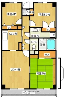 ベルデュール二俣川【2階】の間取り