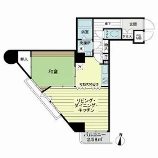 日神パレス吉野町【3階】の間取り