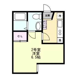 ベイルーム六浦B棟【2階】の間取り