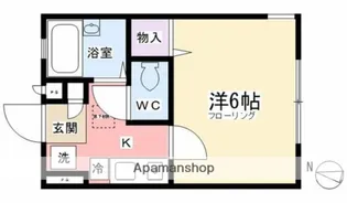 ハイツTOMIE【1階】の間取り