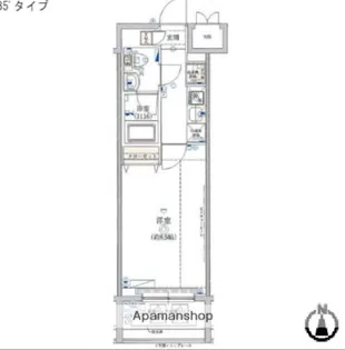 SHOKENRESIDENCE横浜WEST【2階】の間取り