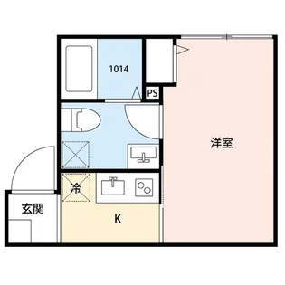 ルミエール横浜【3階】の間取り