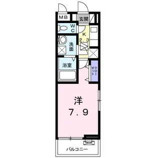 プレミール大船【1階】の間取り