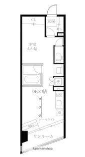 神奈川県横浜市神奈川区子安通3丁目【マンション】の間取り
