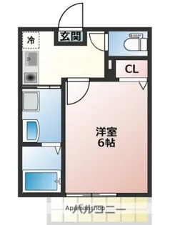 1Kの間取り画像