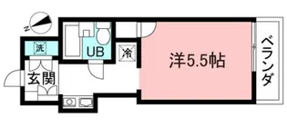 サンホワイト磯子【5階】の間取り