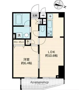 PALWISH弘明寺【1階】の間取り