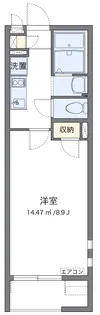 クレイノシャトーブランカⅡ【2階】の間取り