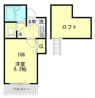 アーバンテラス横浜山手【1階】の間取り