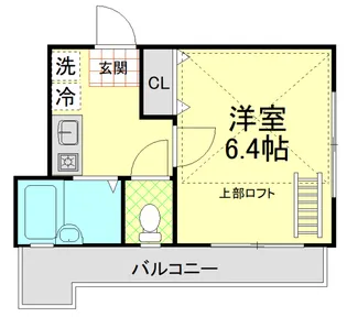 アーバンテラス横浜山手【2階】の間取り