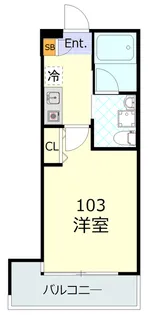 1Kの間取り画像