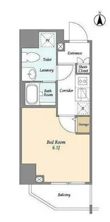 エルモサ川崎【10階】の間取り