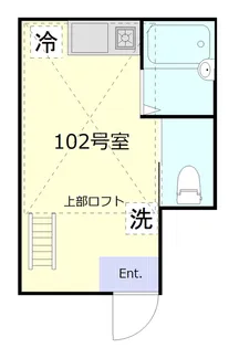 東京都大田区大森北6丁目【アパート】の間取り