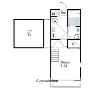 アリビオ武蔵新城【1階】の間取り