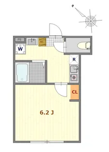 カーサアシュエ【3階】の間取り