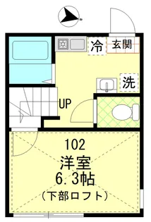 グランドゥール横浜【1階】の間取り