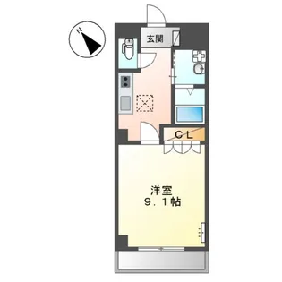サニーヒルズ M【1階】の間取り