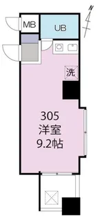 1Rの間取り画像