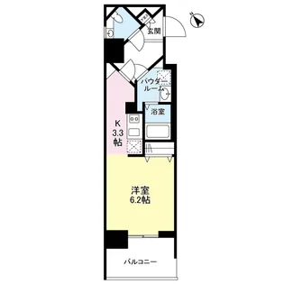 グロースメゾン新横浜【3階】の間取り