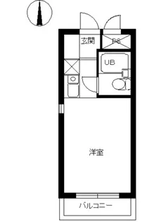 スカイコート橋本第2【111号室号室】の間取り
