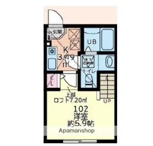 ティナ 小田急相模原【1階】の間取り