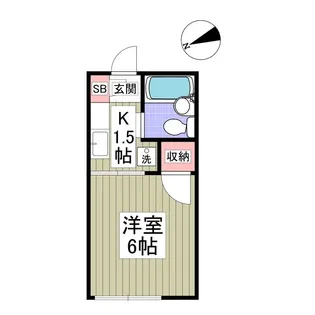柿の木ヴィレッジⅡ【1階】の間取り