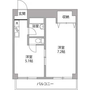セントラル大森【4階】の間取り